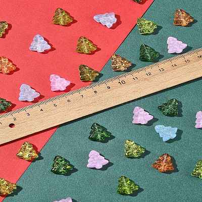 40 шт. окрашенные и нагретые стеклянные бусины GLAA-FS0001-88B-1