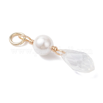 Подвески из ракушечного жемчуга и стекла PALLOY-JF04717-1