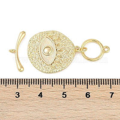 Латуни Переключить застежками KK-K391-16G-1