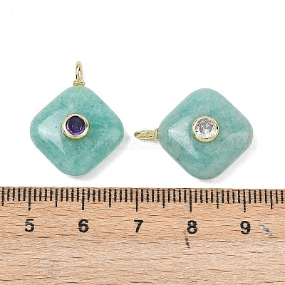 Природные подвески амазонит G-K372-05G-08-1