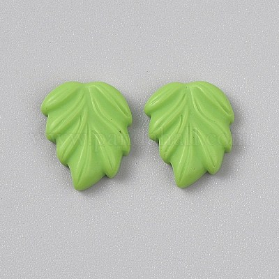 Undurchsichtigen Cabochons&nbsp;RESI-WH0022-35B-1