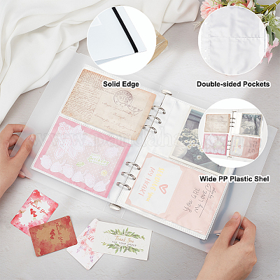 25 шт. А5 пп пакет для хранения билетов с отрывными листами AJEW-NB0005-44-1