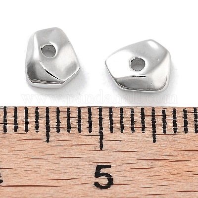 Стойка гальванопокрытие полигональные латунные бусины KK-Z071-36P-1