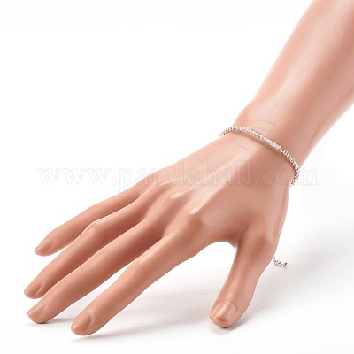 Браслеты из бисера из смешанных натуральных драгоценных камней BJEW-JB06384-1