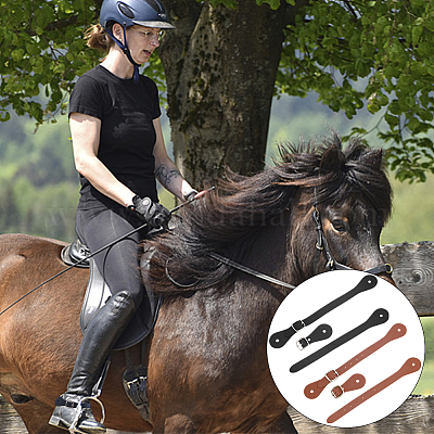 2 шт. 2-х цветные ремни из искусственной кожи для шпор FIND-WR0012-49-1