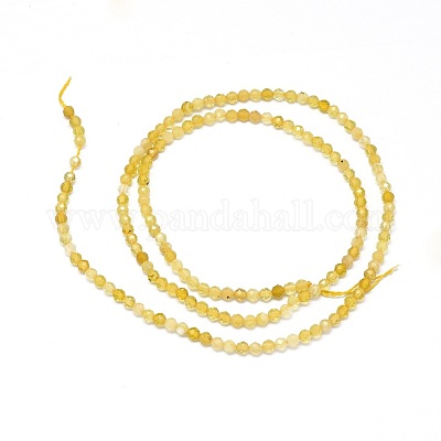 Природные желтые опал бусины пряди G-O180-05B-1