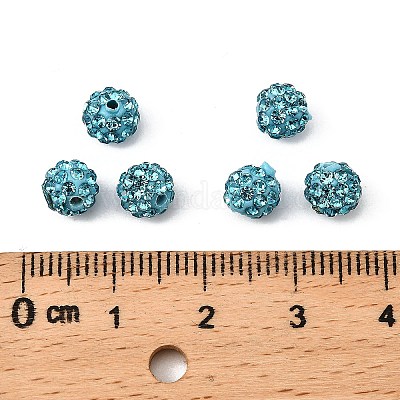 Бусины со стразами&nbsp;RB-H284-6MM-202-1