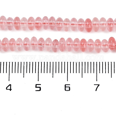 Вишневого кварца стеклянные бусы пряди G-K343-C26-01-1