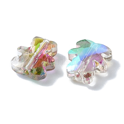 Гальванические стеклянные бусины EGLA-P059-01B-AB04-1