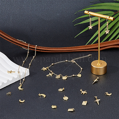 24шт 12 латунные подвески KK-PH0009-10-1