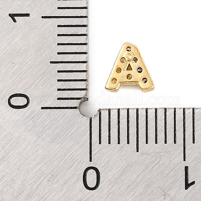 Покрытие стойки латунное микропаве кабошоны из кубического циркония KK-F874-04G-A-1