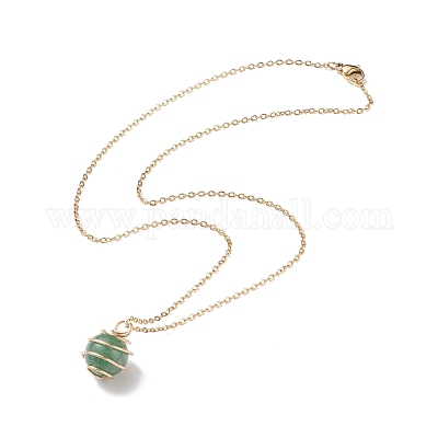 Collana Con Gabbia Porta Pietre - Ciondolo Regolabile In Acciaio Inox Per Cristalli - Foto 2