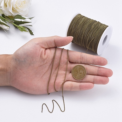 Латунные витой цепочки CHC010Y-AB-1