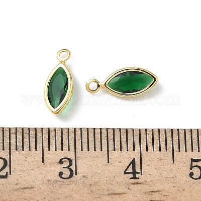 Латунь стекло амулеты KK-Z136-33G-01-1