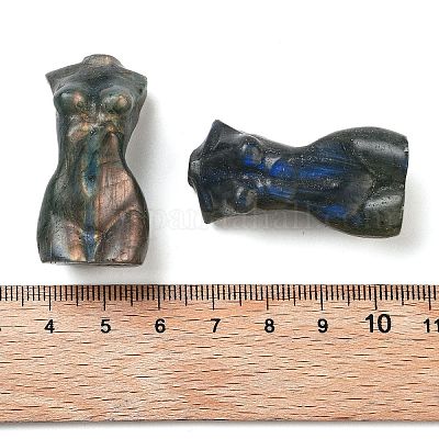 Натуральный лабрадорит резные сексуальные женские фигурки G-C152-13-1