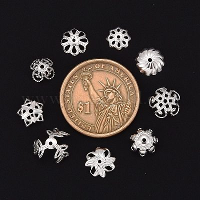 Шапочки и конусы для бусин KK-MSMC008-S-1