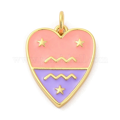 Латунь эмаль подвески KK-Z077-01G-08-1