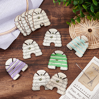 Деревянные намоточные пластины DIY-WH0430-031A-1