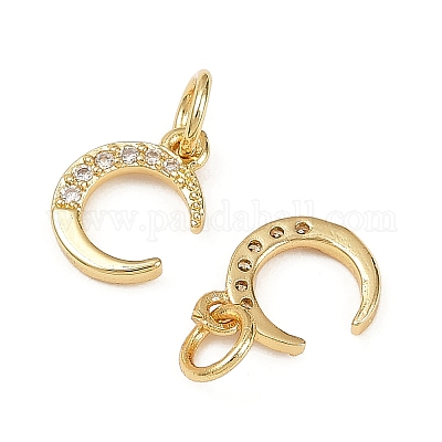 Латунные микро проложить кубического циркония подвески KK-R230-01G-1