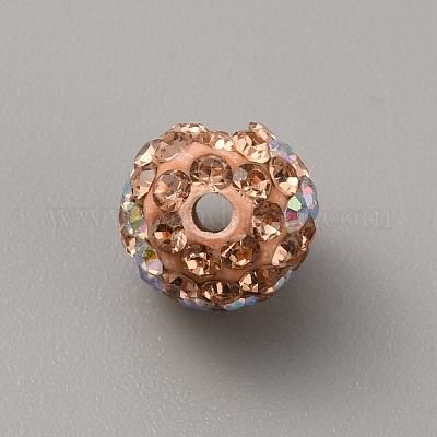 Бусины со стразами&nbsp;FIND-WH0419-40G-1