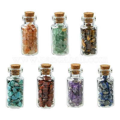 Украшение бутылки желаний прозрачное стекло AJEW-JD00010-1