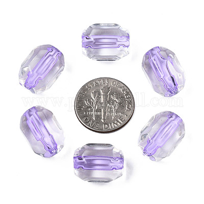 Прозрачные акриловые бусины&nbsp;TACR-S154-24A-47-01-1