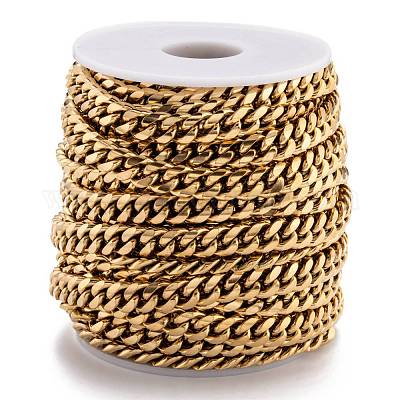 Кубинская звеньевая цепь из нержавеющей стали 304 STAS-B019-02B-G-1