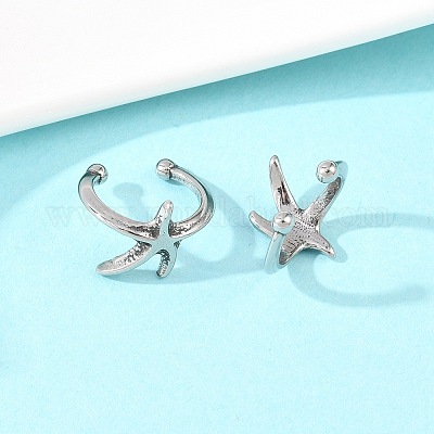 Серьги-звезды из нержавеющей стали 316&nbsp;AJEW-C044-11AS-1