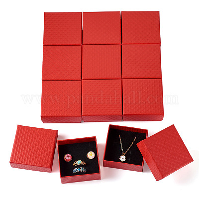 Подарочные коробки для хранения из фактурного картона с ромбами X1-CON-TAC0010-03B-04-1