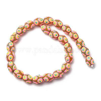 Стеклянные эмалевые бусины&nbsp;GLAA-C038-01D-1