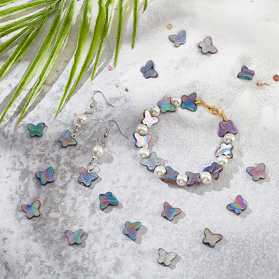 2 нить бусин из натуральных пресноводных ракушек SHEL-NB0001-55-1