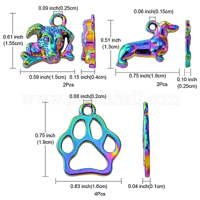 Подвески из сплава 8 шт. FIND-FS0002-19-1