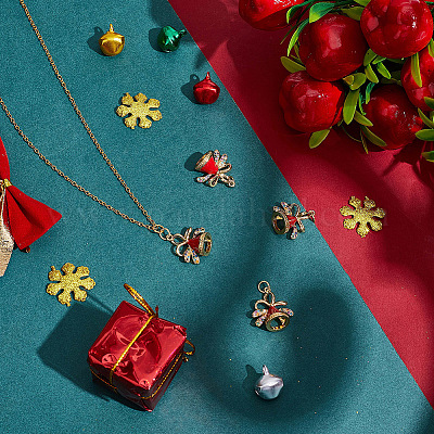 Латунные микропаве разноцветные кубические циркониевые подвески класса ААА KK-BBC0015-36D-1