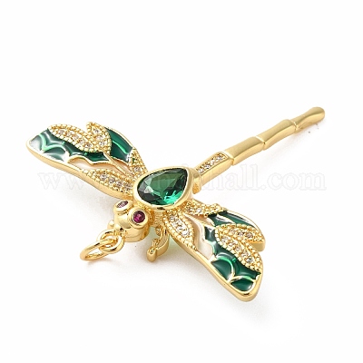 Стойки обшивки латунь микро проложить Циркон подвеску X-KK-E281-07G-01-1