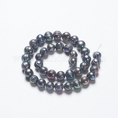 Нити из натурального культивированного пресноводного жемчуга PEAR-R012-01-1