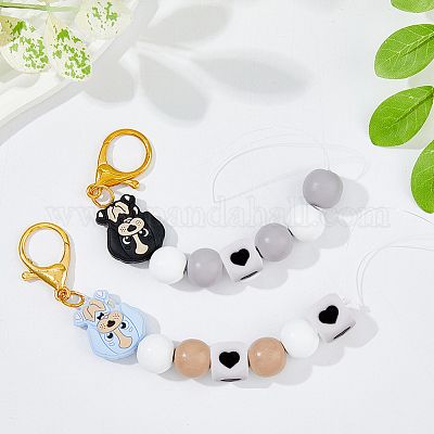 30 шт. 2 кубических пищевые экологически чистые силиконовые бусины SIL-DC0001-20-1