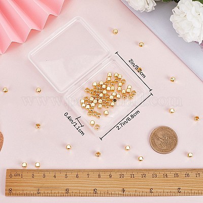 Латунные бусины&nbsp;KK-CN0002-65G-1