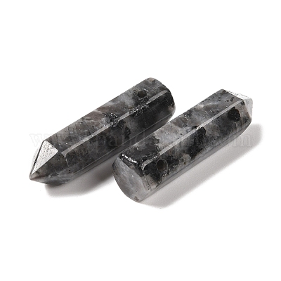 Заостренные подвески из натурального ларвикита G-D460-01A-1
