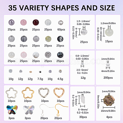 Наборы для изготовления сережек с подвесками своими руками DIY-SP0002-57-1