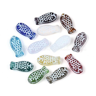 Окрашенные стеклянные бусины&nbsp;GLAA-T025-40M-1