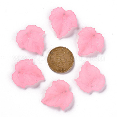 Осенняя тема прозрачные матовые акриловые подвески PAF002Y-10-1