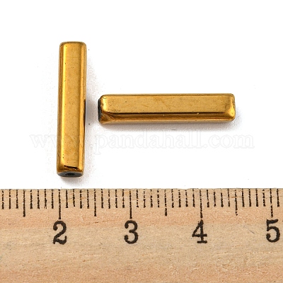 Perles en verre electroplate&nbsp;LS-GLAA-D024-01M-1