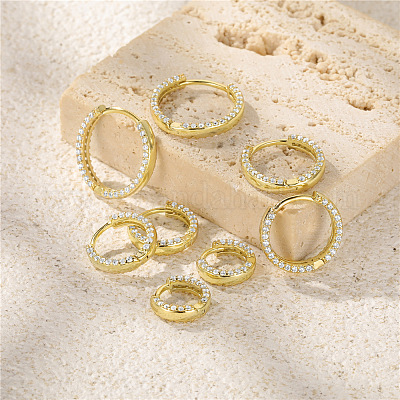 4 шт. стильные серьги-кольца из стерлингового серебра s925 WS2635-1-1