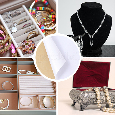 1шт флокированная ткань самоклеящаяся ткань DIY-CY0001-88F-1