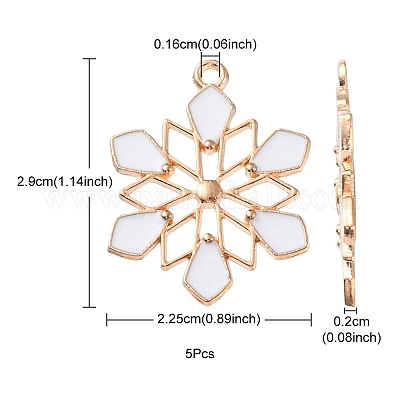 Подвески из эмалированной стали с гальванопокрытием ENAM-YW0002-57-1