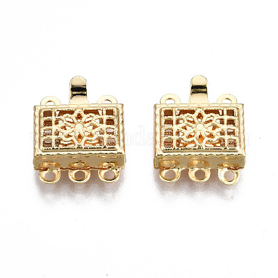 Застежки латунные коробки KK-S356-311-NF-1