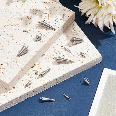 12 шт. 6 стиля подвески из нержавеющей стали 304 STAS-LP0001-32-1