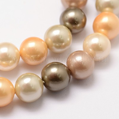 Cuentas perlas de concha de perla&nbsp;X-BSHE-L017-12-1