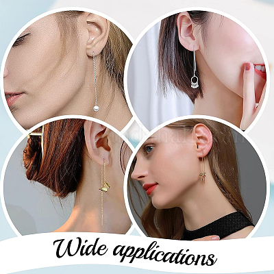 16 шт. латунная фурнитура для сережек-гвоздиков с покрытием KK-BBC0009-79-1