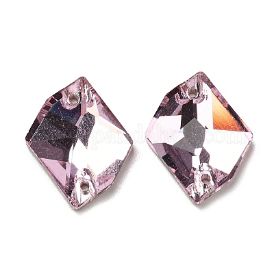 Пришить неправильный ромб по стразам RGLA-G019-01H-1